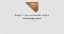 Desktop Screenshot of lekarium.com