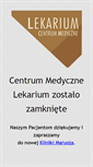 Mobile Screenshot of lekarium.com