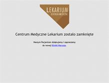 Tablet Screenshot of lekarium.com